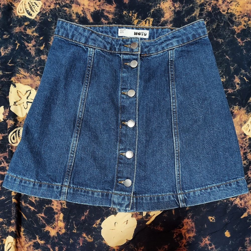 Topshop Moto Skirt